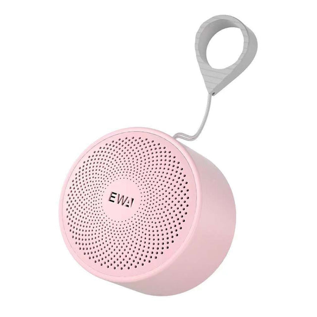 EWA A124 Portable Mini TWS Bluetooth Speaker Outdoor IPX5 Water-resistant Subwoofer(Pink)