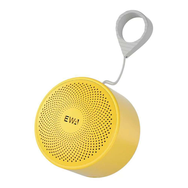 EWA A124 Portable Mini TWS Bluetooth Speaker Outdoor IPX5 Water-resistant Subwoofer(Yellow)