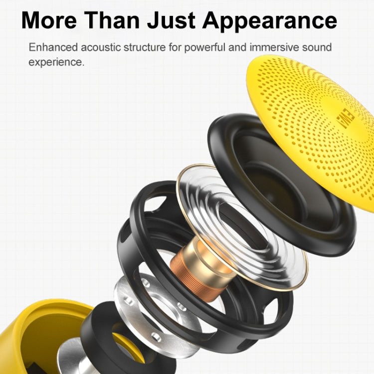 EWA A124 Portable Mini TWS Bluetooth Speaker Outdoor IPX5 Waterproof Subwoofer(Silver) - free shipping - PMC Jewellery - Order now!