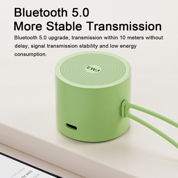 EWA A127 Outdoor IPX5 Water-resistant Portable Mini TWS Wireless Bluetooth Speaker(Black)