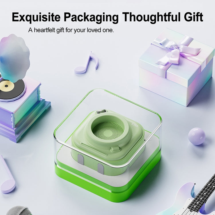 EWA A132 Portable Mini Stereo Wireless Bluetooth Speaker(Brown Green) - free shipping - PMC Jewellery - Order now!