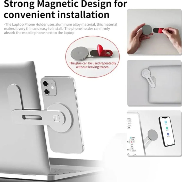 ZF010 For Tesla Magnetic Hidden Phone Holder, with Magnets Sheet(Black) - Car Holders by PMC TechLife | Online Shopping South Africa | PMC TechLife | Buy Now Pay Later Mobicred