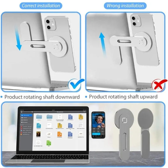 ZF010 For Tesla Magnetic Hidden Phone Holder, with Magnets Sheet(Blue)