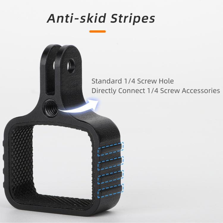 For DJI OSMO Pocket 3 Metal Expansion Bracket Adapter Frame Holder with Screw(Black) - Mount & Holder by Sunnylife | Online Shopping South Africa | PMC TechLife | Buy Now Pay Later Mobicred