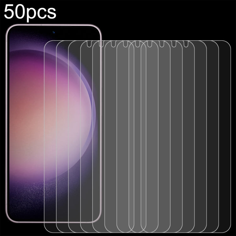 For Samsung Galaxy S24+ 5G 50pcs 0.18mm 9H 2.5D Tempered Glass Film, Support Fingerprint Unlocking - Galaxy S24+ 5G Tempered Glass by PMC TechLife | Online Shopping South Africa | PMC TechLife