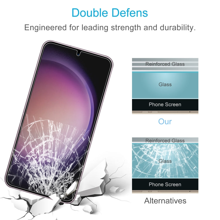For Samsung Galaxy S24+ 5G 50pcs 0.18mm 9H 2.5D Tempered Glass Film, Support Fingerprint Unlocking - Galaxy S24+ 5G Tempered Glass by PMC TechLife | Online Shopping South Africa | PMC TechLife