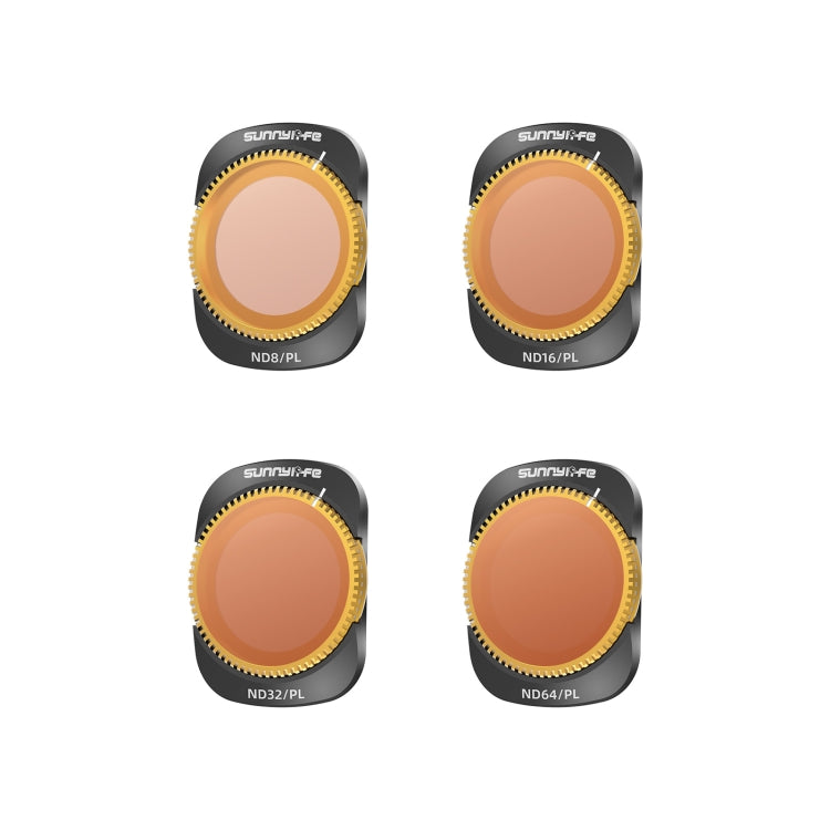For DJI OSMO Pocket 3 Sunnylife Camera Lens Magnetic Metal Filter, Filter:4 in 1 ND8/16/32/64PL - free shipping - PMC TechLife - Order now!