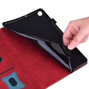 For Lenovo Tab M11 / Xiaoxin Pad 11 2024 Business Shockproof Horizontal Flip Leather Tablet Case(Red)