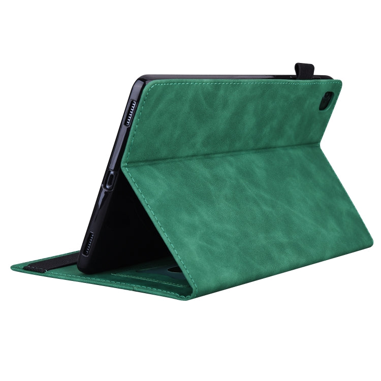 For Lenovo Tab M11 / Xiaoxin Pad 11 2024 Business Shockproof Horizontal Flip Leather Tablet Case(Green)