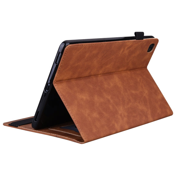 For Lenovo Tab M11 / Xiaoxin Pad 11 2024 2025 Business Shockproof Horizontal Flip Leather Tablet Case(Brown)