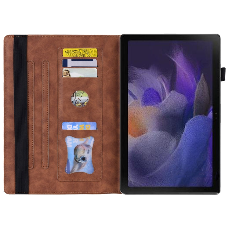 For Lenovo Tab K11 Plus / M11 Plus Business Shockproof Horizontal Flip Leather Tablet Case(Brown) - Lenovo by PMC TechLife | Online Shopping South Africa | PMC TechLife | Buy Now Pay Later Mobicred