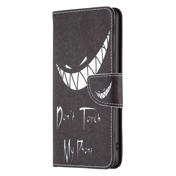For Tecno Spark 20 Pro Colored Drawing Pattern Leather Phone Case(Smirk)
