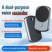 JNN A1 Strong Magnetic Mobile Call Voice Recorder, Memory:16GB(Black)