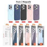 For iPhone 15 Pro Max Mutural Karen Series Liquid Silicone Magsafe Phone Case(Dark Purple)