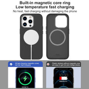 For iPhone 15 Pro Max Mutural Karen Series Liquid Silicone Magsafe Phone Case(Dark Purple)