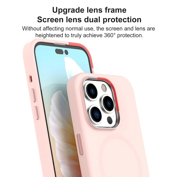 For iPhone 15 Pro Mutural Karen Series Liquid Silicone Magsafe Phone Case(Pink) - iPhone 15 Pro Cases by Mutural | Online Shopping South Africa | PMC TechLife | Buy Now Pay Later Mobicred