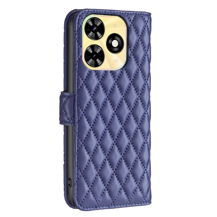 For Tecno Spark Go 2024 / 20C Diamond Lattice Wallet Flip Leather Phone Case(Blue) - free shipping - PMC Jewellery - Order now!