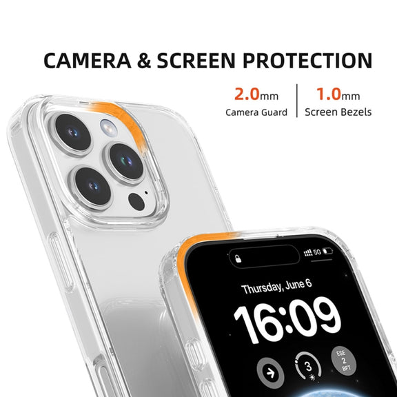 For iPhone 16 Pro Mutural Ice Series TPU Phone Case(Transparent)