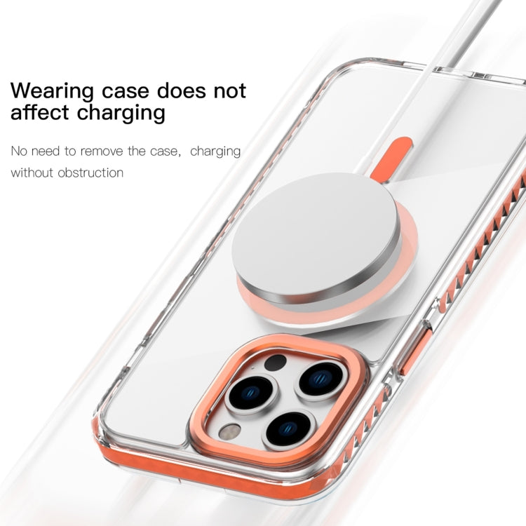 For iPhone 15 Pro Mutural Cushion Series MagSafe Magnetic Phone Case(Black) - iPhone 15 Pro Cases by Mutural | Online Shopping South Africa | PMC TechLife