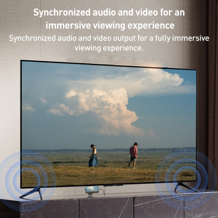 Yesido HM13 2m 8 Pin to HDMI 1080P HDTV Adapter Cable(Black+Gold) - free shipping - PMC Jewellery - Order now!