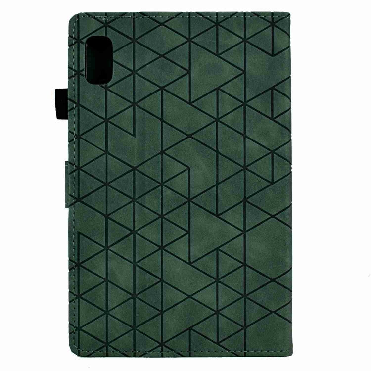 For Lenovo Tab M9 Rhombus TPU Smart Leather Tablet Case(Green) - Lenovo by PMC TechLife | Online Shopping South Africa | PMC TechLife | Buy Now Pay Later Mobicred
