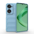 For Huawei nova 11 SE Magic Shield TPU + Flannel Phone Case(Light Blue) - Huawei Cases by PMC TechLife | Online Shopping South Africa | PMC TechLife | Buy Now Pay Later Mobicred