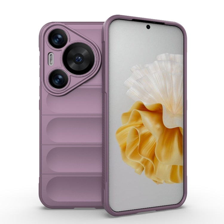 For Huawei Pura 70 Pro / 70 Pro+ Magic Shield TPU + Flannel Phone Case(Purple) - Huawei Cases by PMC TechLife | Online Shopping South Africa | PMC TechLife | Buy Now Pay Later Mobicred