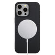 For iPhone 12 Pro Max Wheat MagSafe Magnetic Straw Material + TPU Phone Case(Black) - iPhone 12 Pro Max Cases by PMC TechLife | Online Shopping South Africa | PMC TechLife | Buy Now Pay Later Mobicred