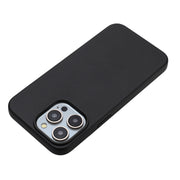 For iPhone 12 Pro Max Wheat MagSafe Magnetic Straw Material + TPU Phone Case(Black)