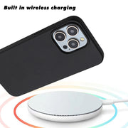 For iPhone 12 Pro Max Wheat MagSafe Magnetic Straw Material + TPU Phone Case(Black)