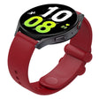 18mm Universal Solid Color Reverse Buckle Silicone Watch Band(Wine Red) - free shipping - PMC TechLife - Order now!