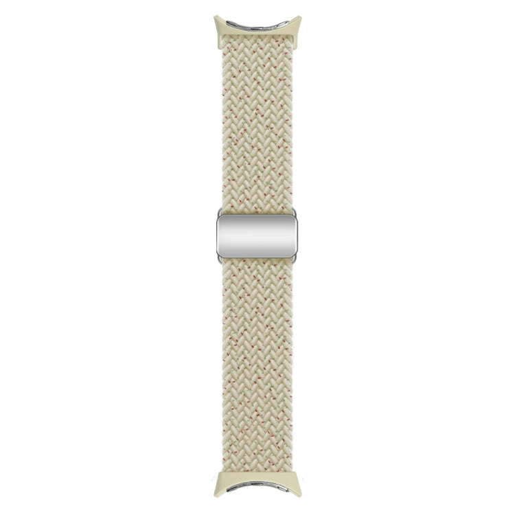For Google Pixel Watch / Watch 2 Nylon Loop Magnetic Buckle Watch Band(Colorful Starlight)