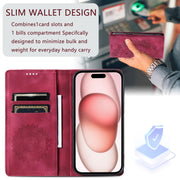 For iPhone 16 Pro Max Totem Embossed Magnetic Leather Phone Case(Red)