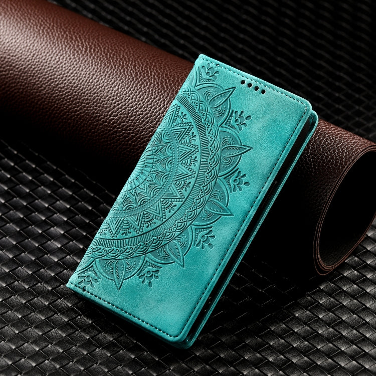 For iPhone 16 Pro Max Totem Embossed Magnetic Leather Phone Case(Green) - free shipping - PMC TechLife - Order now!