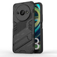 For Xiaomi Redmi A3 4G Global Punk Armor 2 in 1 PC + TPU Phone Case with Holder(Black) - Xiaomi Cases by PMC TechLife | Online Shopping South Africa | PMC TechLife | Buy Now Pay Later Mobicred