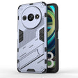 For Xiaomi Redmi A3 4G Global Punk Armor 2 in 1 PC + TPU Phone Case with Holder(Grey) - Xiaomi Cases by PMC TechLife | Online Shopping South Africa | PMC TechLife | Buy Now Pay Later Mobicred
