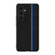For Samsung Galaxy S25+ 5G Ultra-thin Carbon Fiber Texture Splicing Phone Case(Blue) - Galaxy S25+ 5G Cases by PMC Jewellery | Online Shopping South Africa | PMC Jewellery | Buy Now Pay Later Mobicred