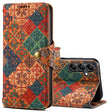 For Samsung Galaxy S24 5G Denior Flower Language Series Cork Fabric Oil Edge Leather Phone Case(Winter) - free shipping - PMC Jewellery - Order now!