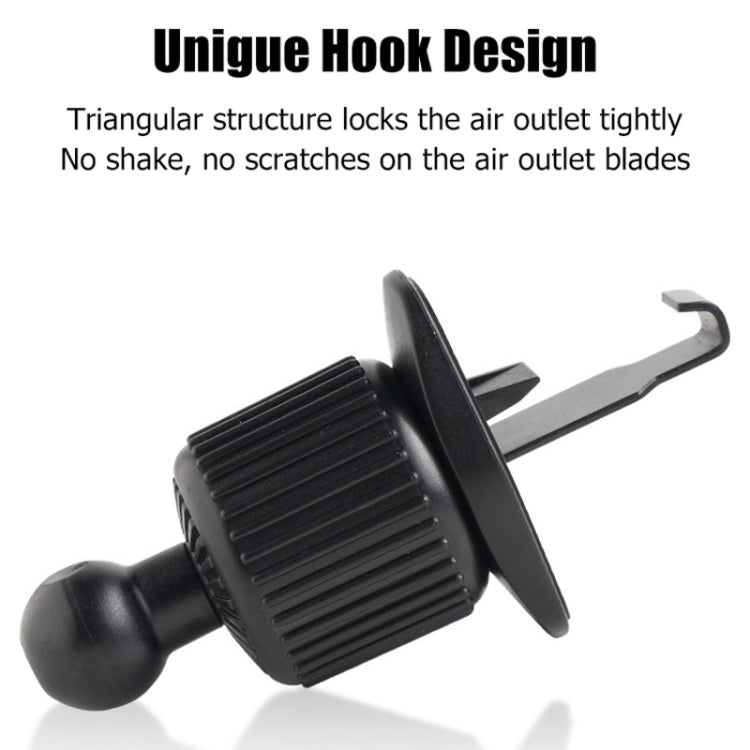 360 Degree Rotating Car Air Outlet Magnetic Phone Holder(Silver) - Car Holders by PMC TechLife | Online Shopping South Africa | PMC TechLife | Buy Now Pay Later Mobicred