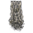 50cm 16 Card Long Curly Hair Wig Seamless Hair Extension Piece(2.1BH613#) - free shipping - PMC TechLife - Order now!