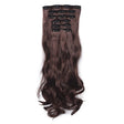 50cm 16 Card Long Curly Hair Wig Seamless Hair Extension Piece(6.4#) - free shipping - PMC TechLife - Order now!