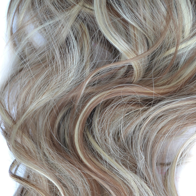 50cm 16 Card Long Curly Hair Wig Seamless Hair Extension Piece(8.4M30#) - free shipping - PMC TechLife - Order now!