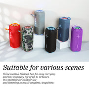 T&G TG654 Portable 3D Stereo Subwoofer Wireless Bluetooth Speaker(Grey)