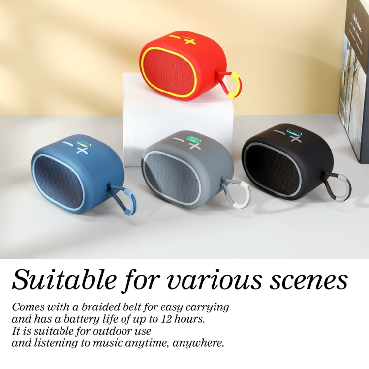 T&G TG662 Portable Subwoofer Wireless Bluetooth Speaker(Red)