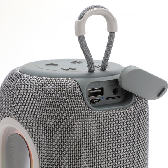 T&G TG665 20W LED Portable Subwoofer Wireless Bluetooth Speaker(Purple)