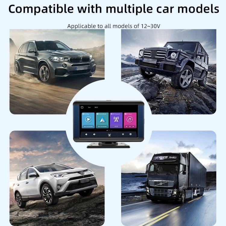 B300R 7 inch Portable Car MP5 Player Built-in Driving Recorder Support CarPlay / Android Auto(Black) - Car MP3 & MP4 & MP5 by PMC TechLife | Online Shopping South Africa | PMC TechLife | Buy Now Pay Later Mobicred