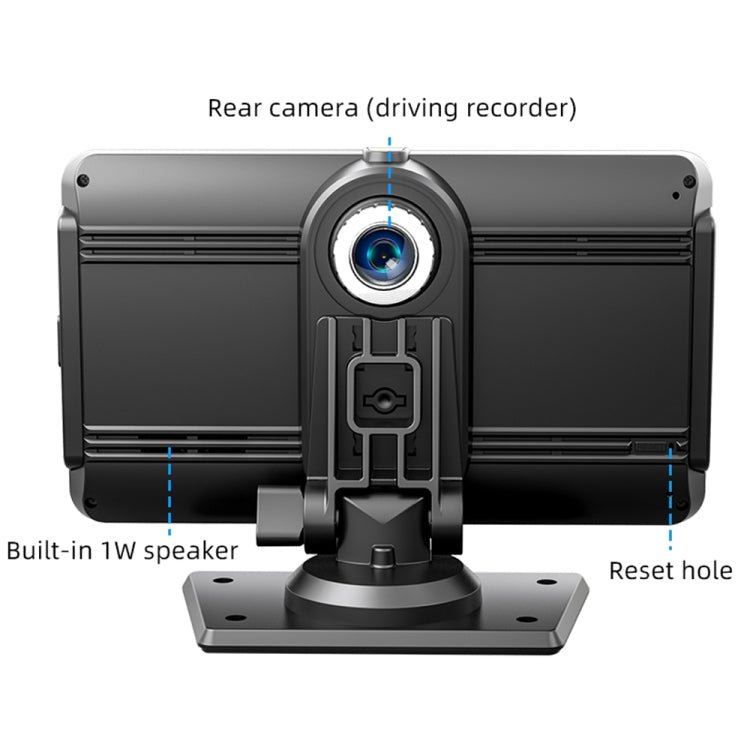 B300R 7 inch Portable Car MP5 Player Built-in Driving Recorder Support CarPlay / Android Auto(Black) - Car MP3 & MP4 & MP5 by PMC TechLife | Online Shopping South Africa | PMC TechLife | Buy Now Pay Later Mobicred