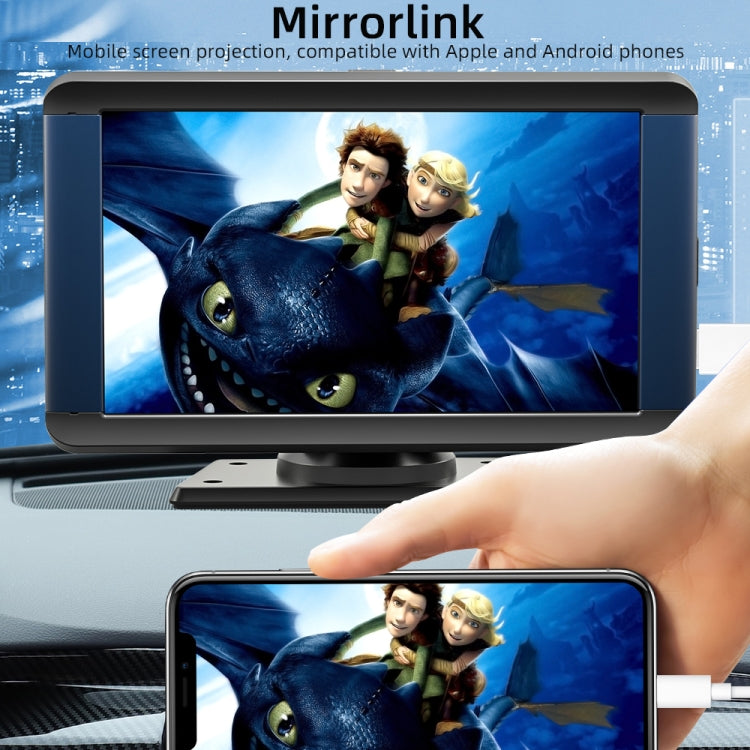 B300R 7 inch Portable Car MP5 Player Built-in Driving Recorder Support CarPlay / Android Auto(Black) - Car MP3 & MP4 & MP5 by PMC TechLife | Online Shopping South Africa | PMC TechLife | Buy Now Pay Later Mobicred