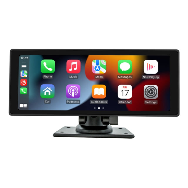 B5303R 10.26 inch Portable Car MP5 Player Built-in Driving Recorder Support CarPlay / Android Auto(Black)