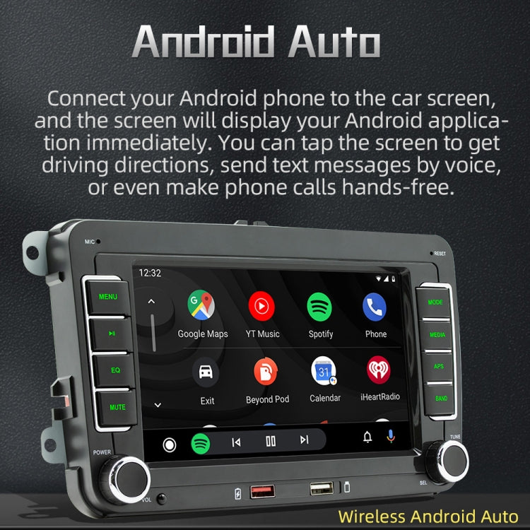 F9070 For Volkswagen 7 inch Portable Car MP5 Player Support CarPlay / Android Auto(Black) - Car MP3 & MP4 & MP5 by PMC Jewellery | Online Shopping South Africa | PMC Jewellery | Buy Now Pay Later Mobicred